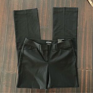 Express Editor Barely Boot Black Pants, 4R, New with Tags